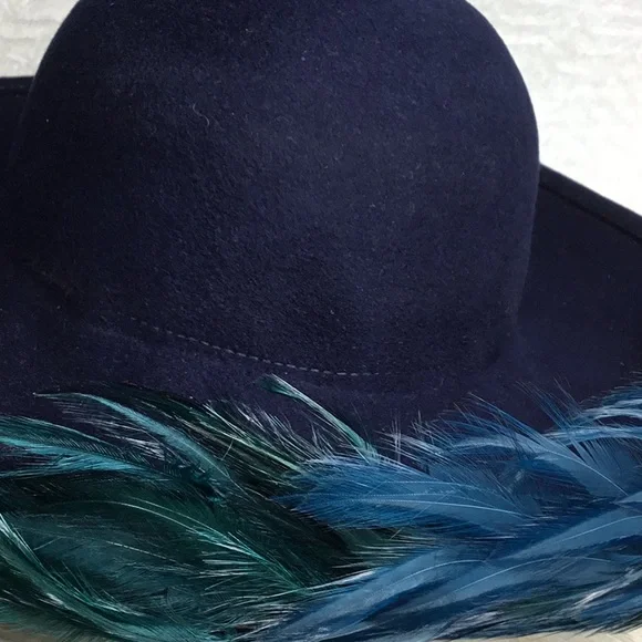 Vintage Accessories Vintage Mr John Classic Wide Brim Wool Hat